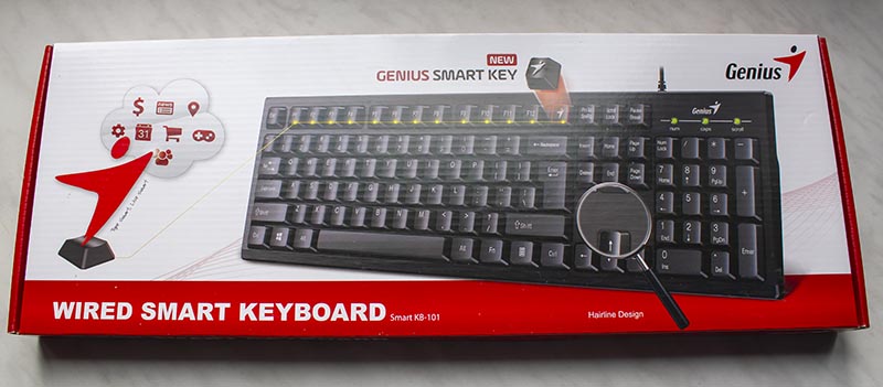 GENIUS Smart KB-101 USB Black (31300006411)