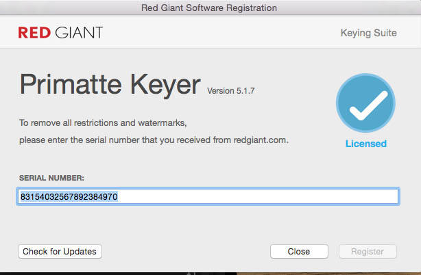 Red Giant Keying Suite 11.1.9