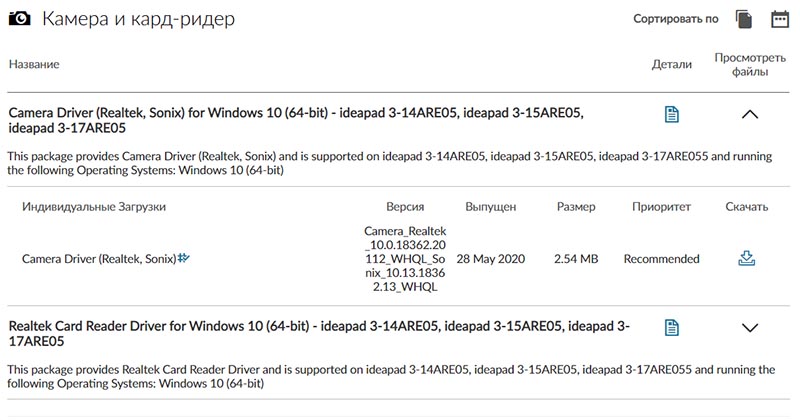 Lenovo IdeaPad 3 15ARE05 (81W40033RK)