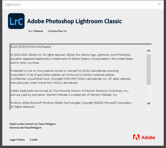 Adobe Photoshop Lightroom Classic CC 10