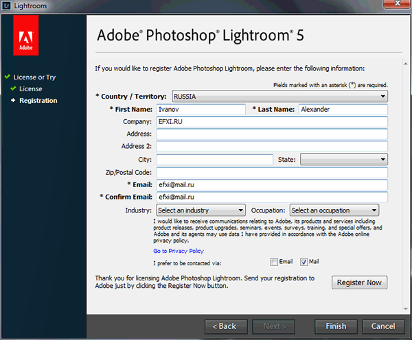 Adobe Photoshop Lightroom 5