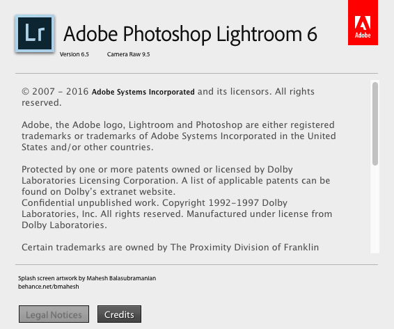 Adobe Photoshop Lightroom 6.5