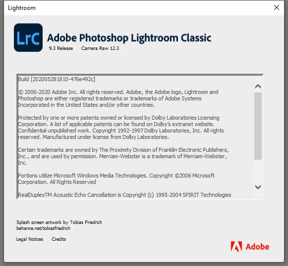 Adobe Photoshop Lightroom Classic CC 9.3