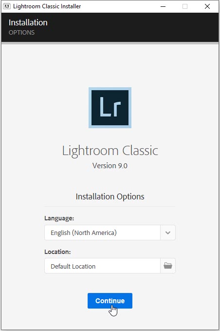 Adobe Photoshop Lightroom Classic CC 9.0