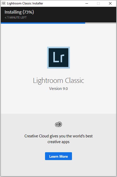Adobe Photoshop Lightroom Classic CC 9.0