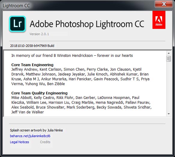 Adobe Photoshop Lightroom CC 2.0.1