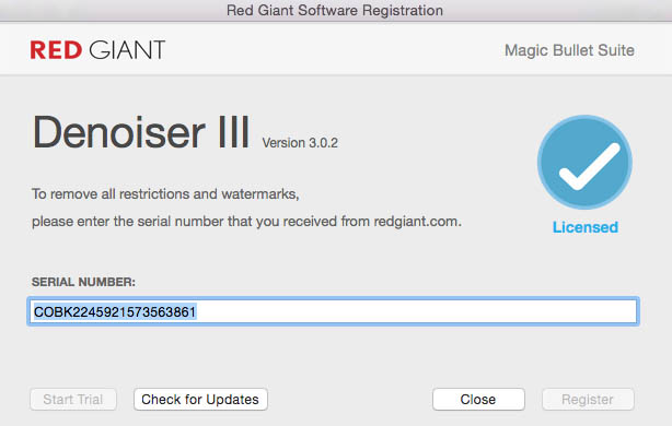 Red Giant Magic Bullet Suite 13