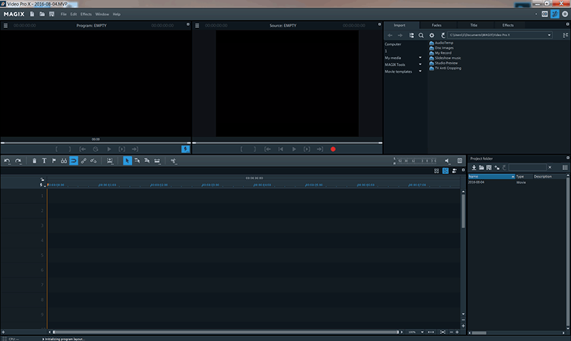  MAGIX Video Pro X8