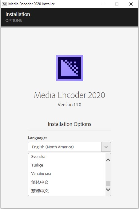 Adobe Media Encoder CC 2020 (v14.0.0.556)