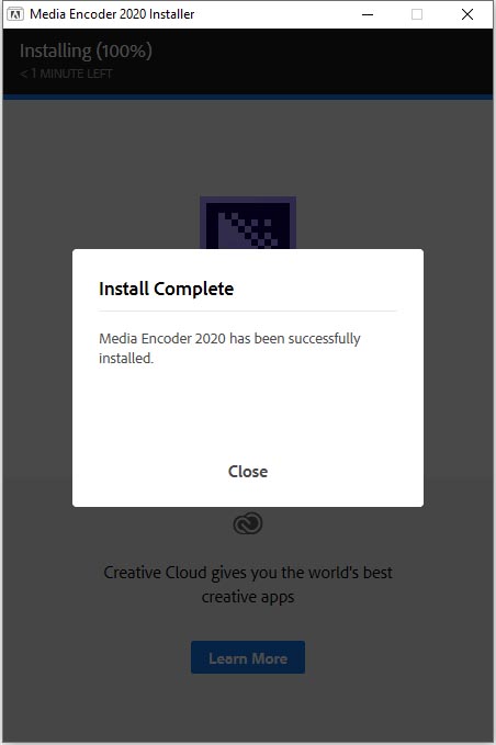 Adobe Media Encoder CC 2020 (v14.0.0.556)