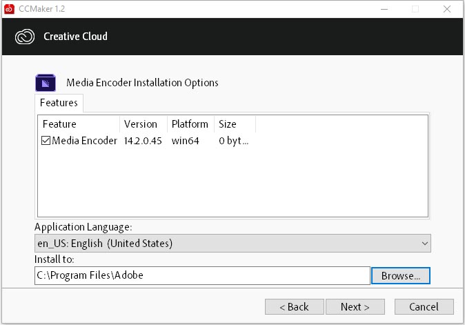 Adobe Media Encoder CC 2020 (v14.2.0.45)