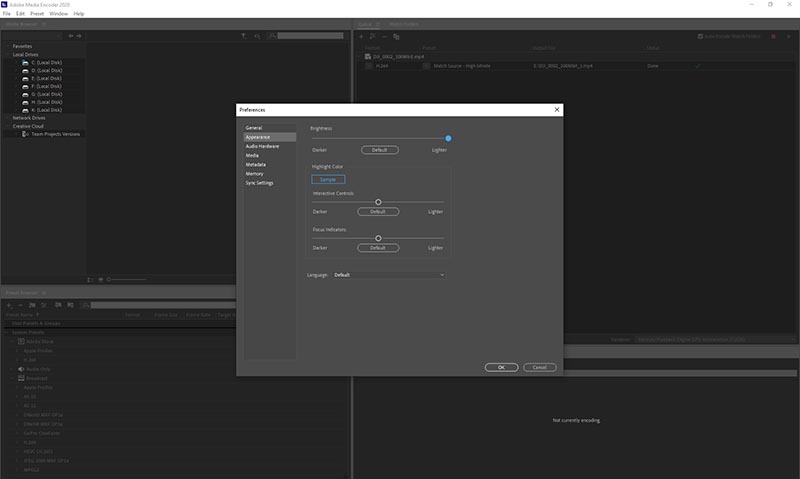 Adobe Media Encoder CC 2020 (v14.0.3.1)