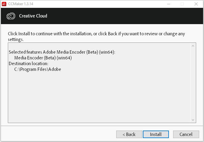 Adobe Media Encoder (Beta) v15.0