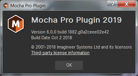 BorisFX Mocha Pro 2019 v6.0.0.1882 x64