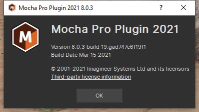 Boris FX Mocha Pro 2021 v8.0.3 Build 19