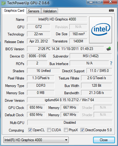 MSI GE70 0ND-082XRU