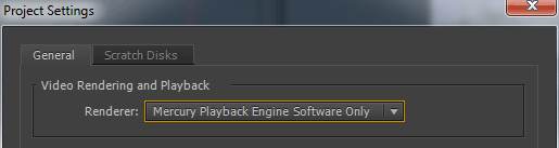 Mercury Playback Engine GPU Acceleration (CUDA)