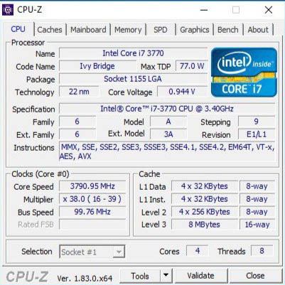 Intel Core i7-3770