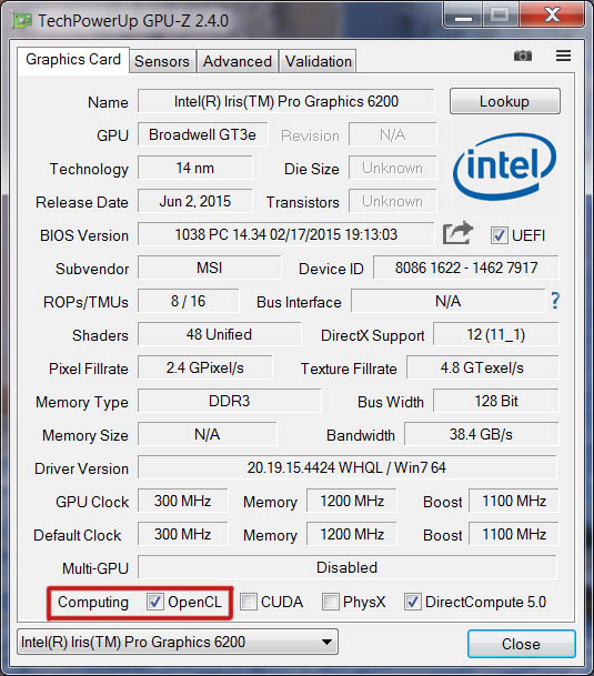 Intel Quick Sync Video