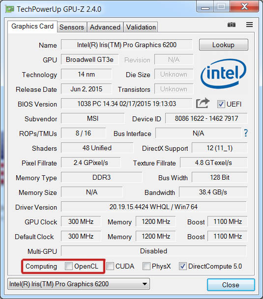 Intel Quick Sync Video