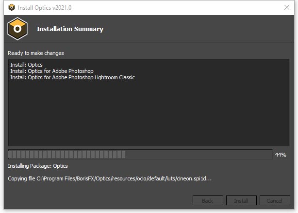 Boris FX Optics 2021.0 for Adobe Photoshop