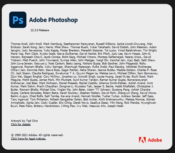 Adobe Photoshop CC 2021