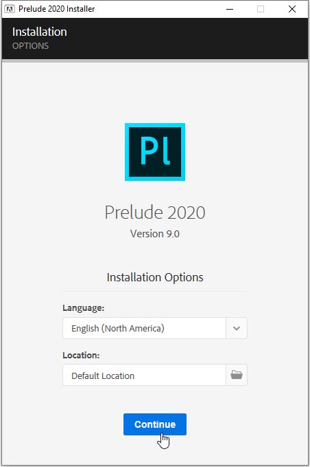 Adobe Prelude CC 2020