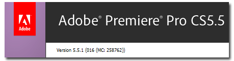 Adobe Premiere Pro CS5.5