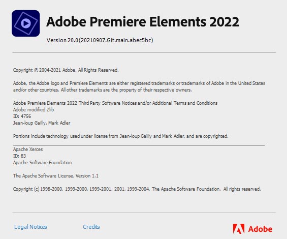 Adobe Premiere Elements 2022