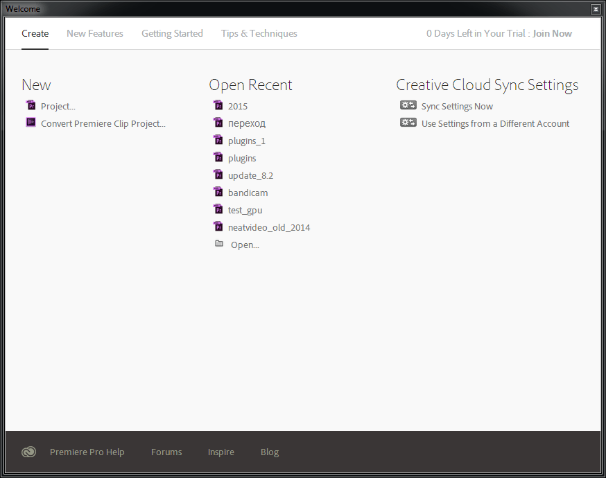 Adobe Premiere Pro CC 2015