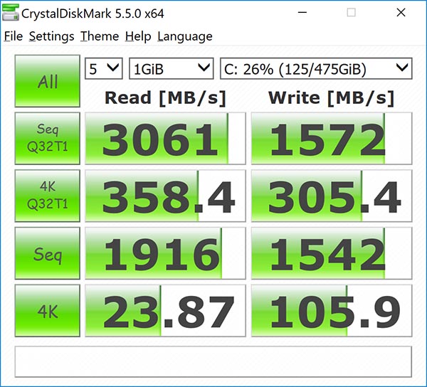 Samsung PM961 MZVLW512HMJP