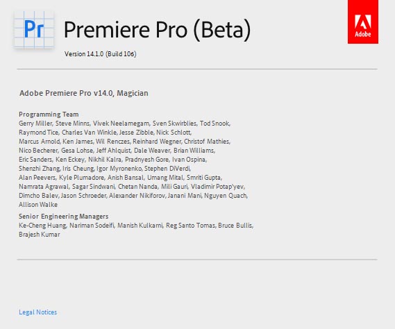 Adobe Premiere Pro CC 2020 (v14.1)