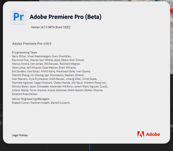 Adobe Premiere Pro 2020 v14.7.0.10 Beta