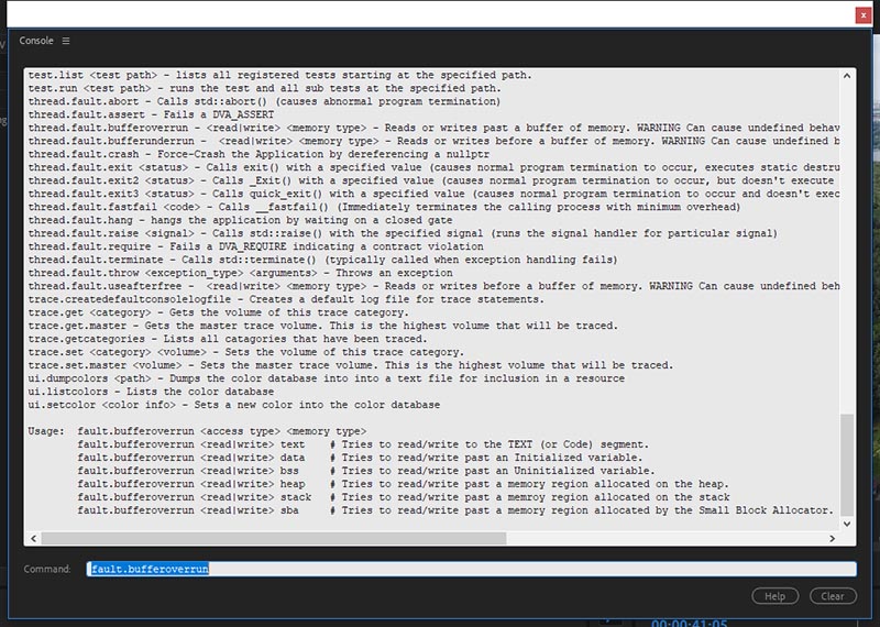 fault.bufferoverrun