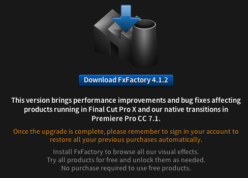 FxFactory Pro 4.1.1