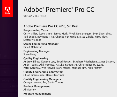 Adobe Premiere Pro CC