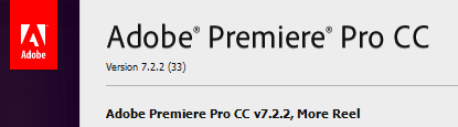 Adobe Premiere Pro CC