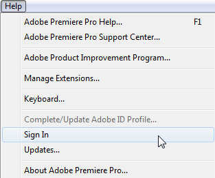 Adobe Premiere Pro CC