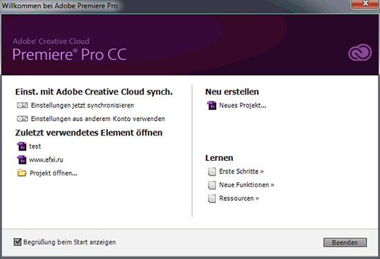 Adobe Premiere Pro CC