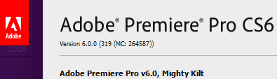 Adobe Premiere Pro CS6