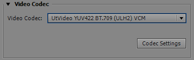 UtVideo YUV422 BT.709 (ULH2) VCM