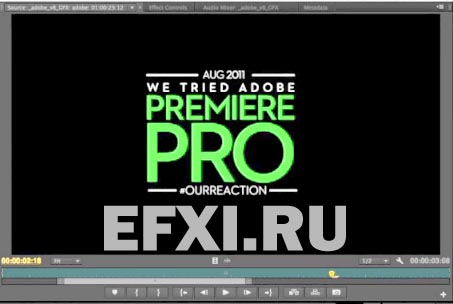 Adobe Premiere Pro CS6