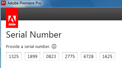 Premiere Pro Cs6 Serial Code