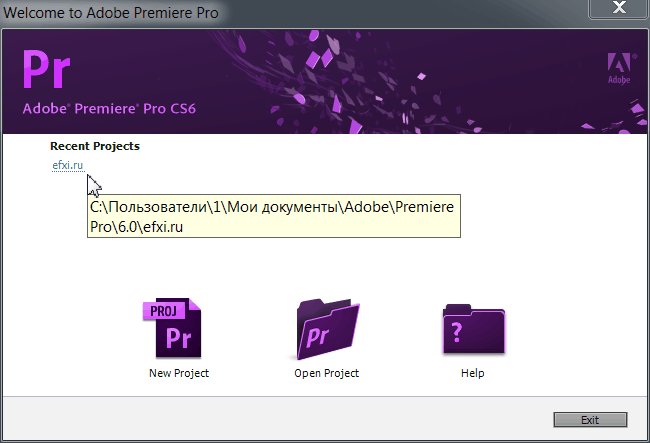 Adobe Premiere Pro CS6 6.0.5 Update