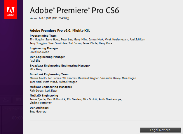 Adobe Premiere Pro CS6 6.0.5 Update