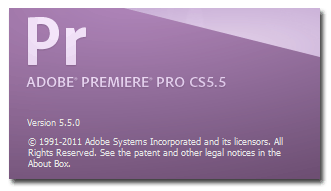 Adobe Premiere Pro CS5.5