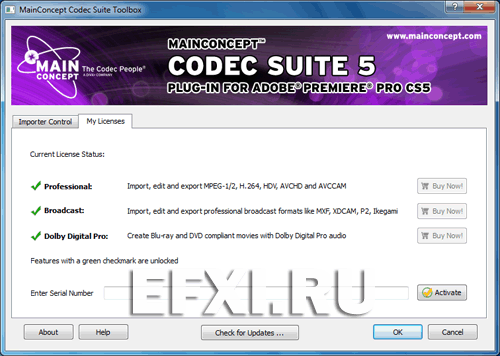MainConcept Codec Suite 5.1
