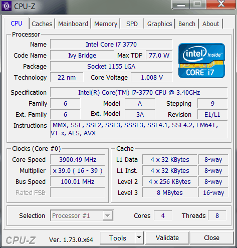 Intel HD Graphics 4000 (GT2)