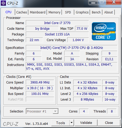 Intel HD Graphics 4000 (GT2)