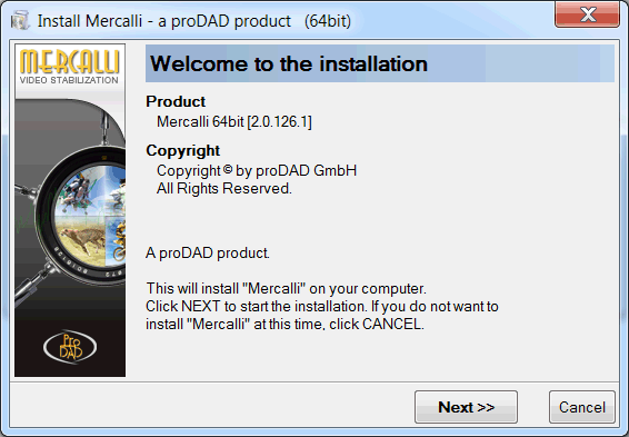 ProDAD Mercalli V2.0